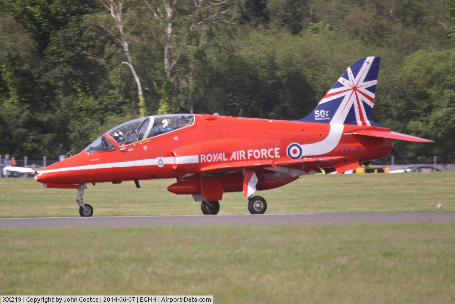 XX219, 1978 Hawker Siddeley Hawk T.1A C/N 055/312055, New tail design