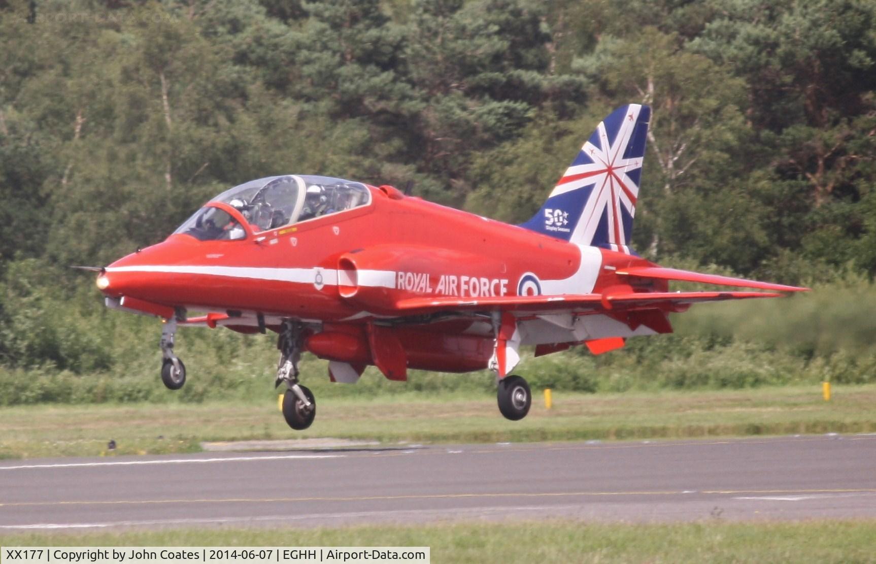 XX177, 1977 Hawker Siddeley Hawk T.1 C/N 024/312024, New tail design