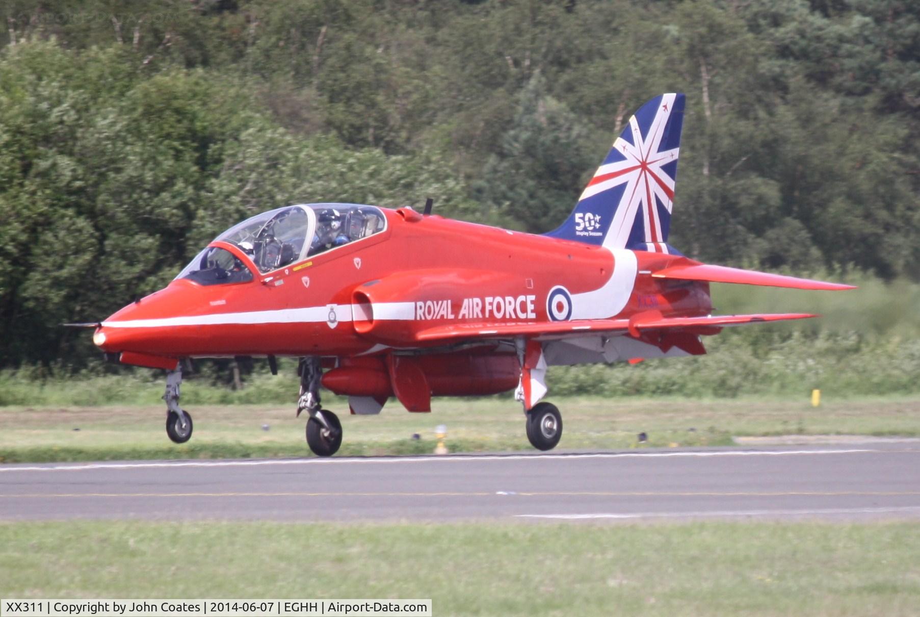 XX311, 1980 Hawker Siddeley Hawk T.1 C/N 147/312136, New tail design