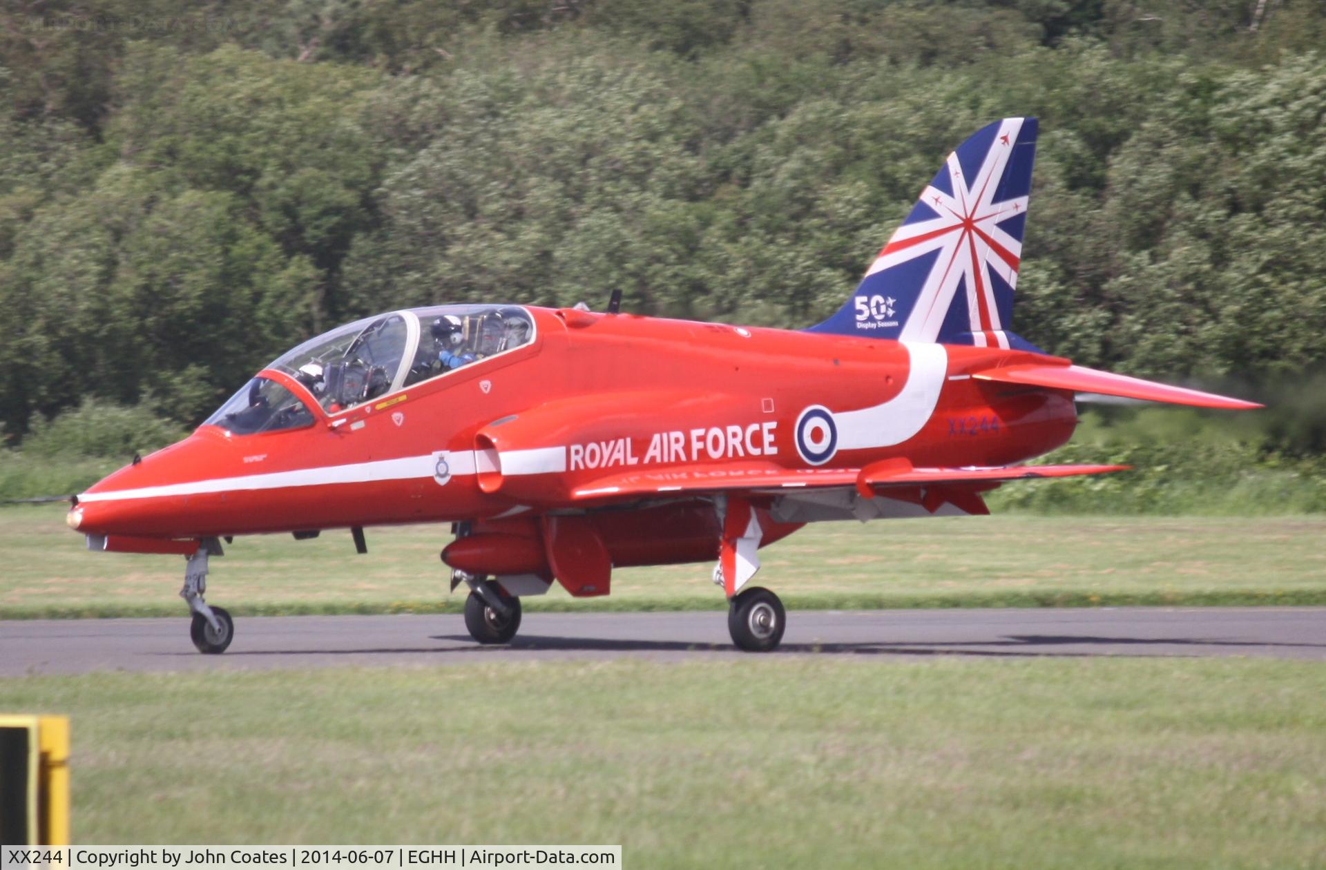 XX244, 1978 Hawker Siddeley Hawk T.1 C/N 080/312080, New tail design