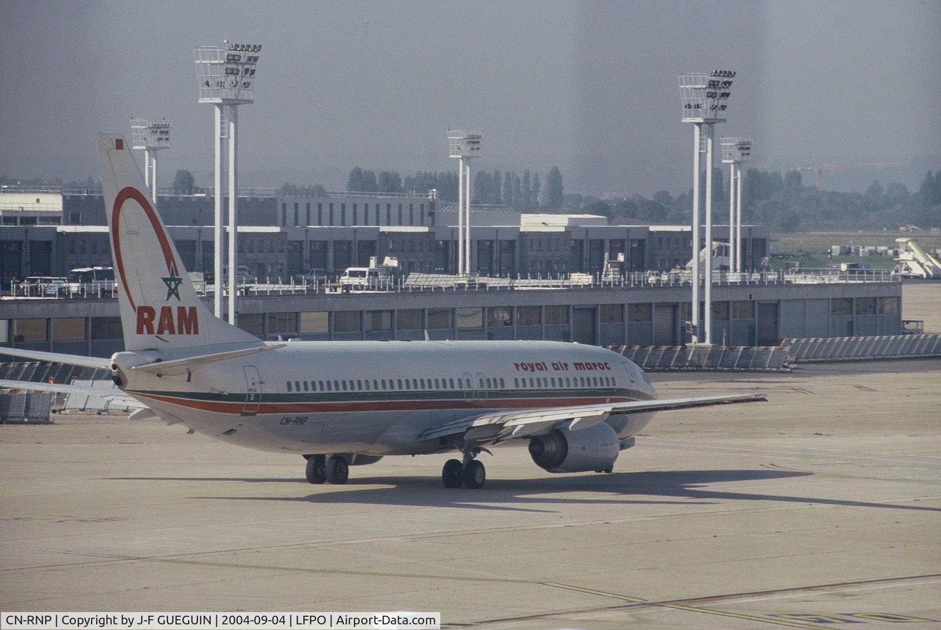 CN-RNP, 2000 Boeing 737-8B6 C/N 28983, CN-RNP at Paris-Orly airport.
