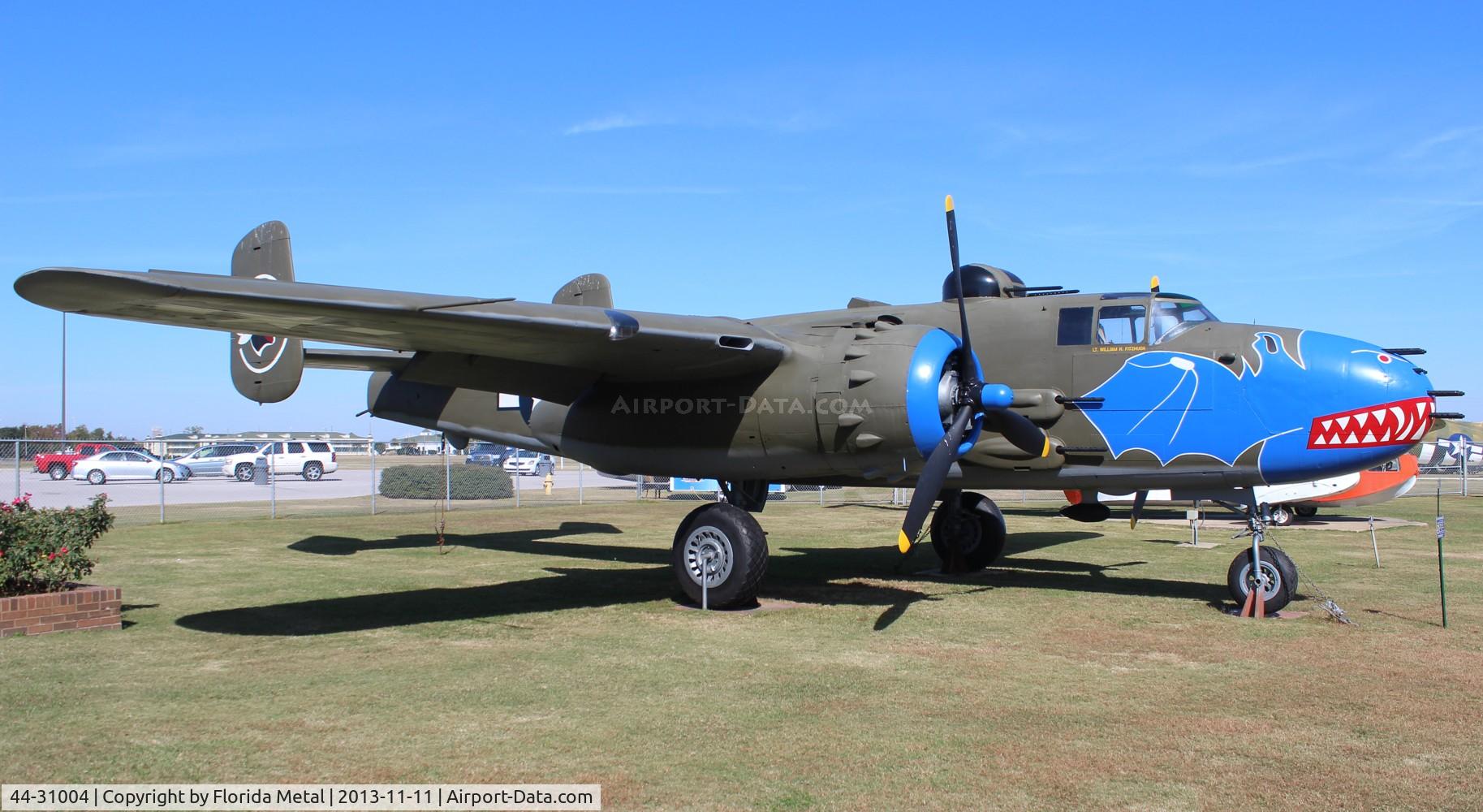 44-31004, 1944 North American TB-25N Mitchell C/N 108-34279, B-25 Mitchell at Battleship Alabama