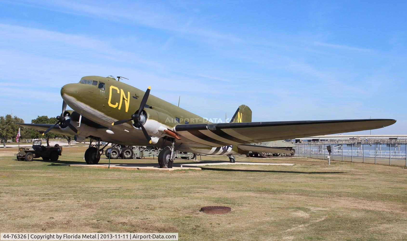 44-76326, 1944 Douglas VC-47D-25-DK Skytrain C/N 32658, VC-47D at Battleship Alabama