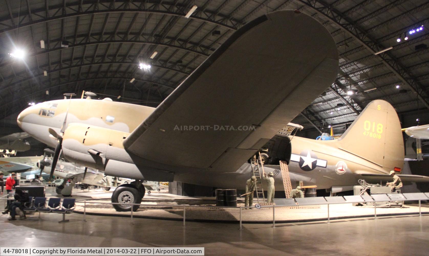 44-78018, 1944 Curtiss C-46D-15-CU Commando C/N 33414, C-46D Commando at Air Force Museum