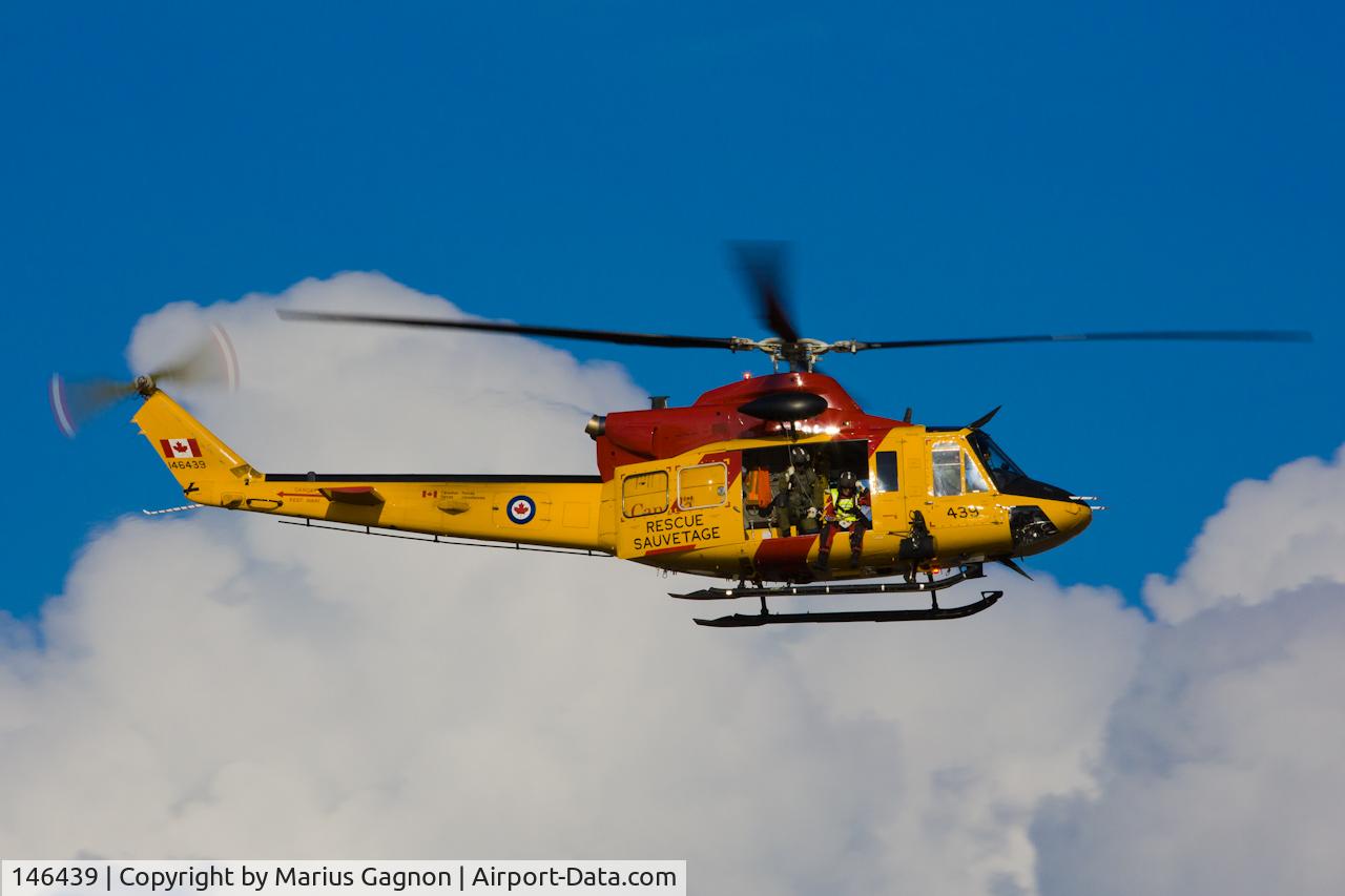 146439, Bell CH-146 Griffon C/N 46439, Rescue exercise over St. Lawrence river in Quebec City.
