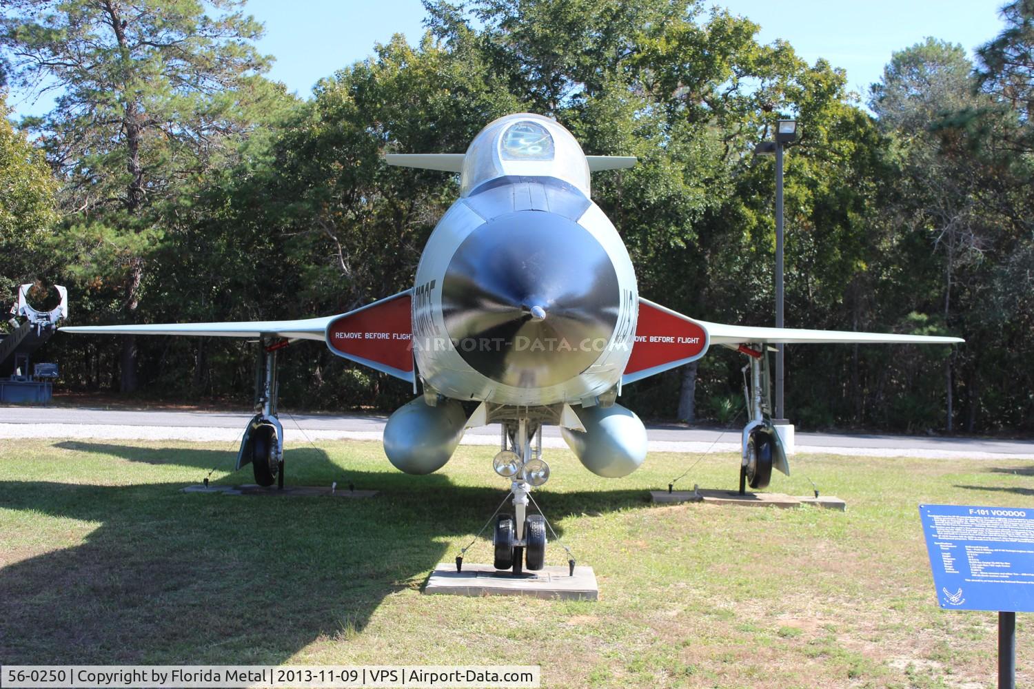 56-0250, 1956 McDonnell F-101B-55-MC Voodoo C/N 238, F-101 Voodoo