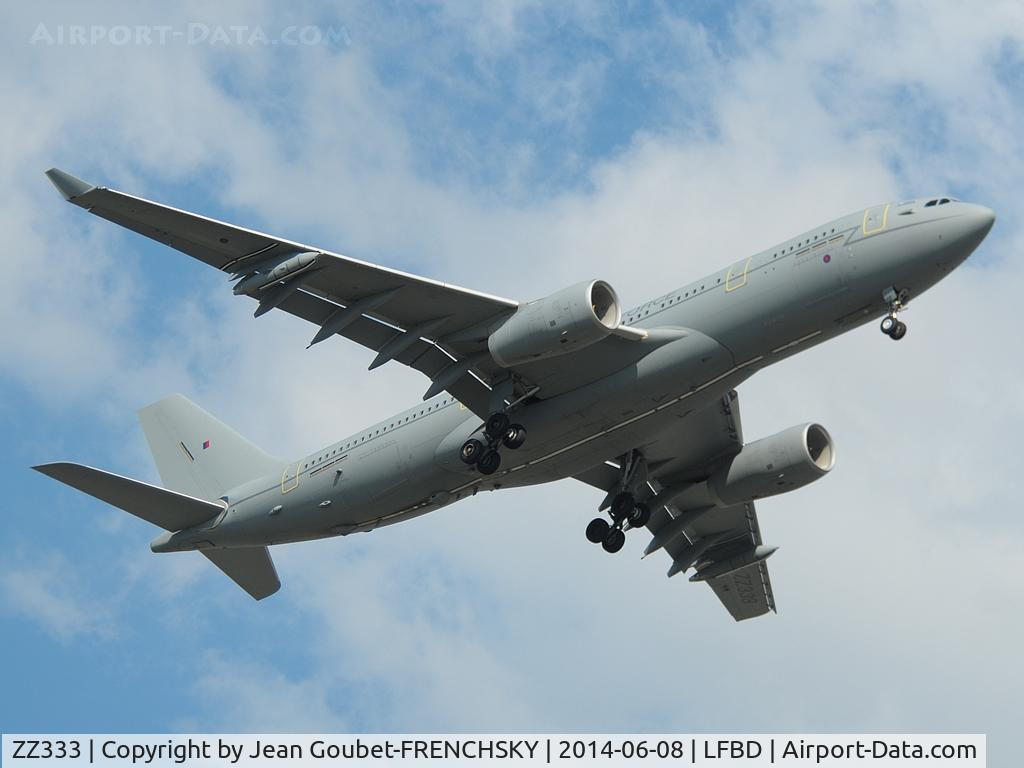 ZZ333, 2012 Airbus KC3 Voyager (A330-243MRTT) C/N 1312, RAF2700 landing 23
