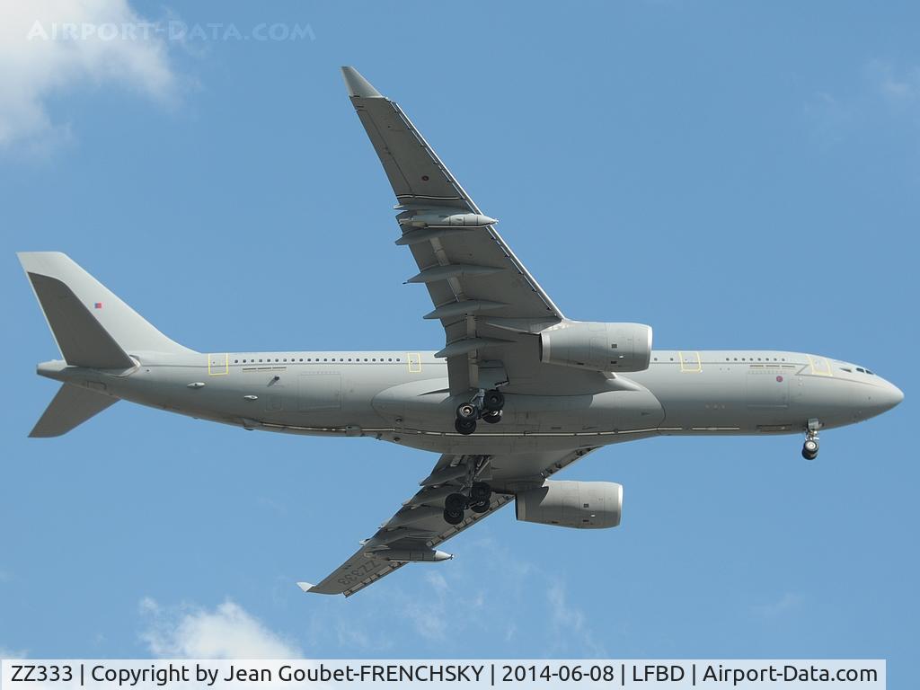 ZZ333, 2012 Airbus KC3 Voyager (A330-243MRTT) C/N 1312, RAF2700 landing 23