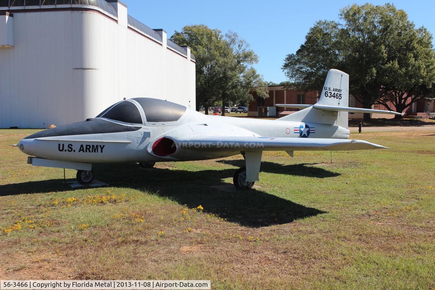 56-3466, 1956 Cessna T-37B-CE Tweety Bird C/N 40038, T-37B Tweety Bird at Ft. Rucker