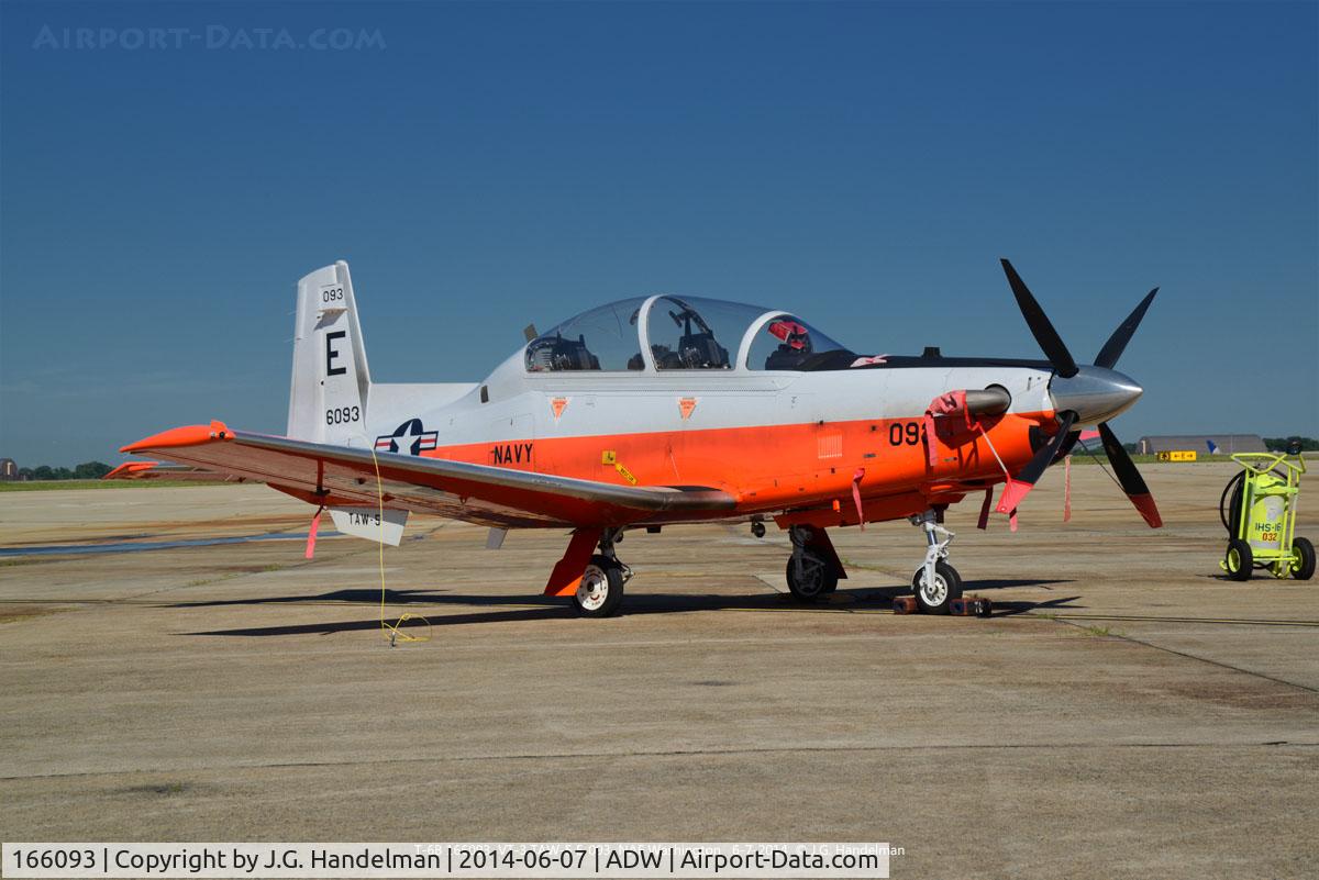 166093, Raytheon T-6B Texan II C/N PN-84, At NAF Washington