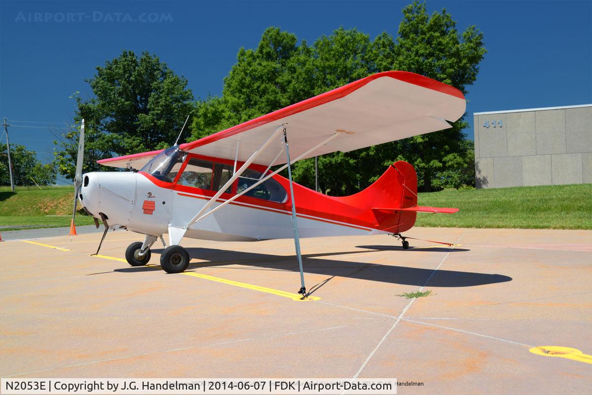 N2053E, 1946 Aeronca 7CCM C/N 7AC-5623, Near AOPA.