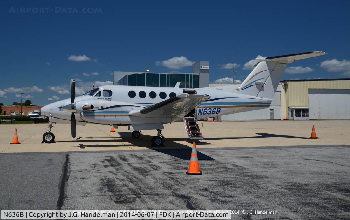 N636B, 1978 Beech C-12C Huron C/N BC-61, On the ramp.