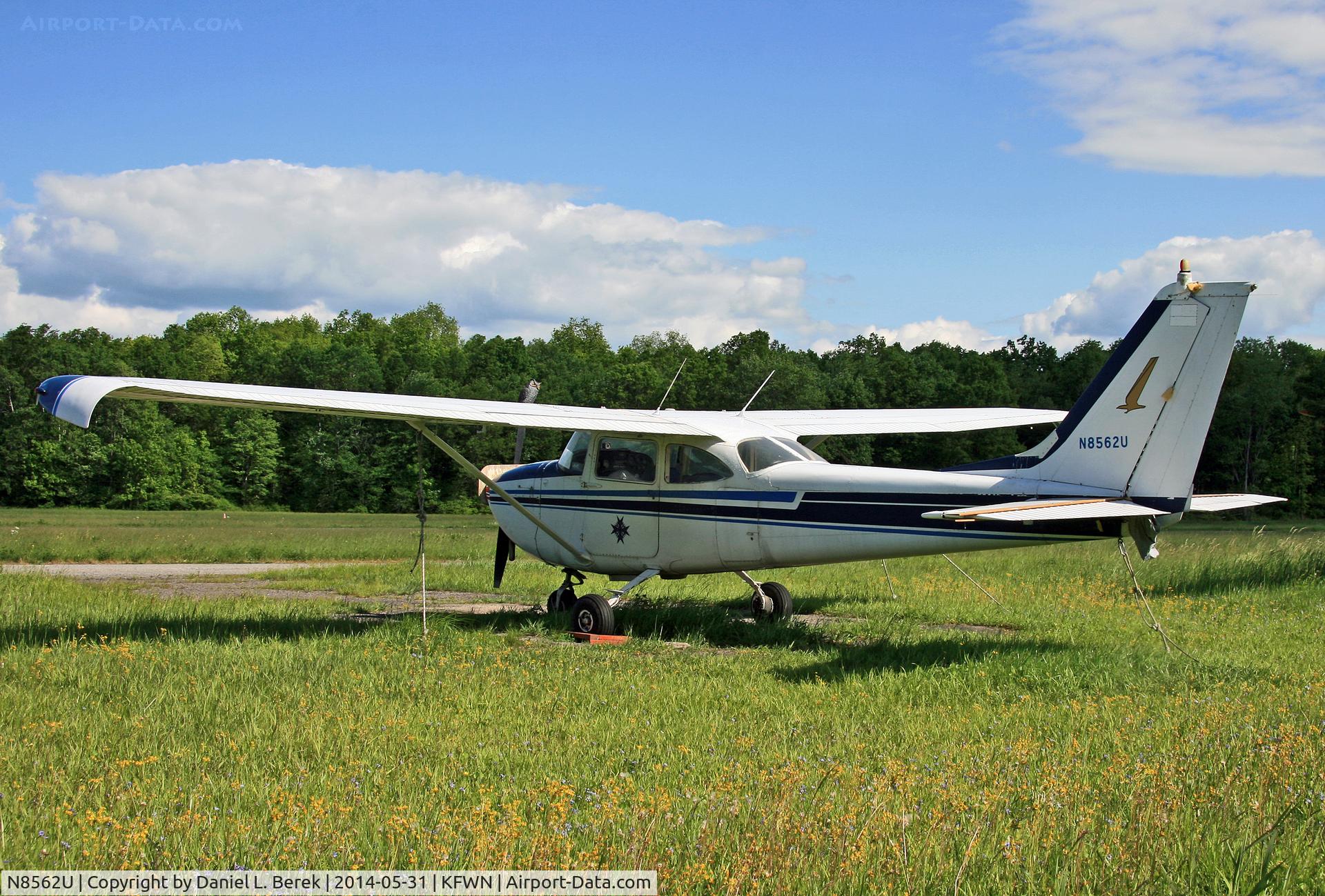 N8562U, 1965 Cessna 172F C/N 17252462, The owl decoy to keep the mice away from the engine intakes is probably not standard Cessna factory equipment.