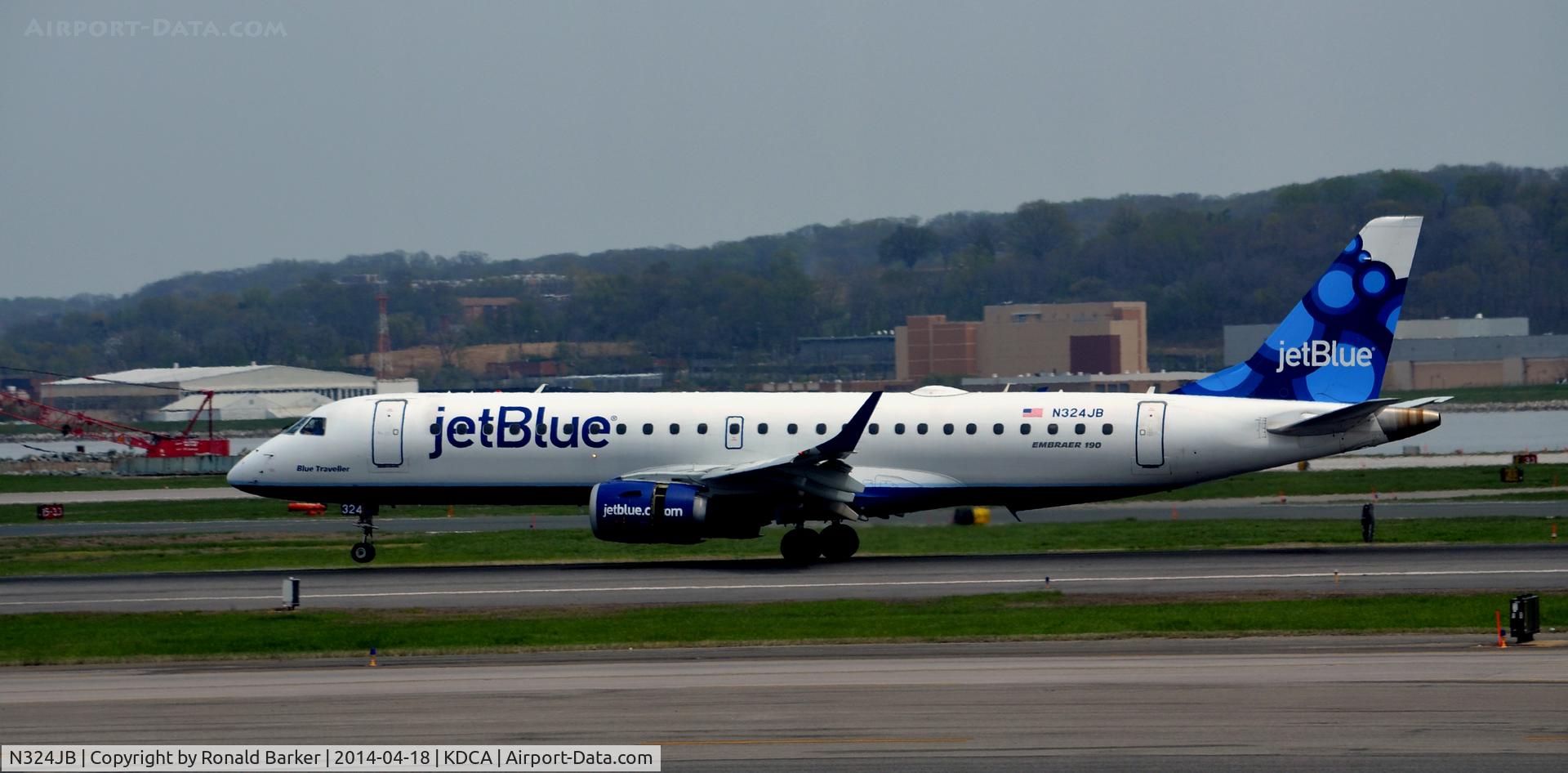 N324JB, 2010 Embraer ERJ-190-100 IGW 190AR C/N 19000388, 
