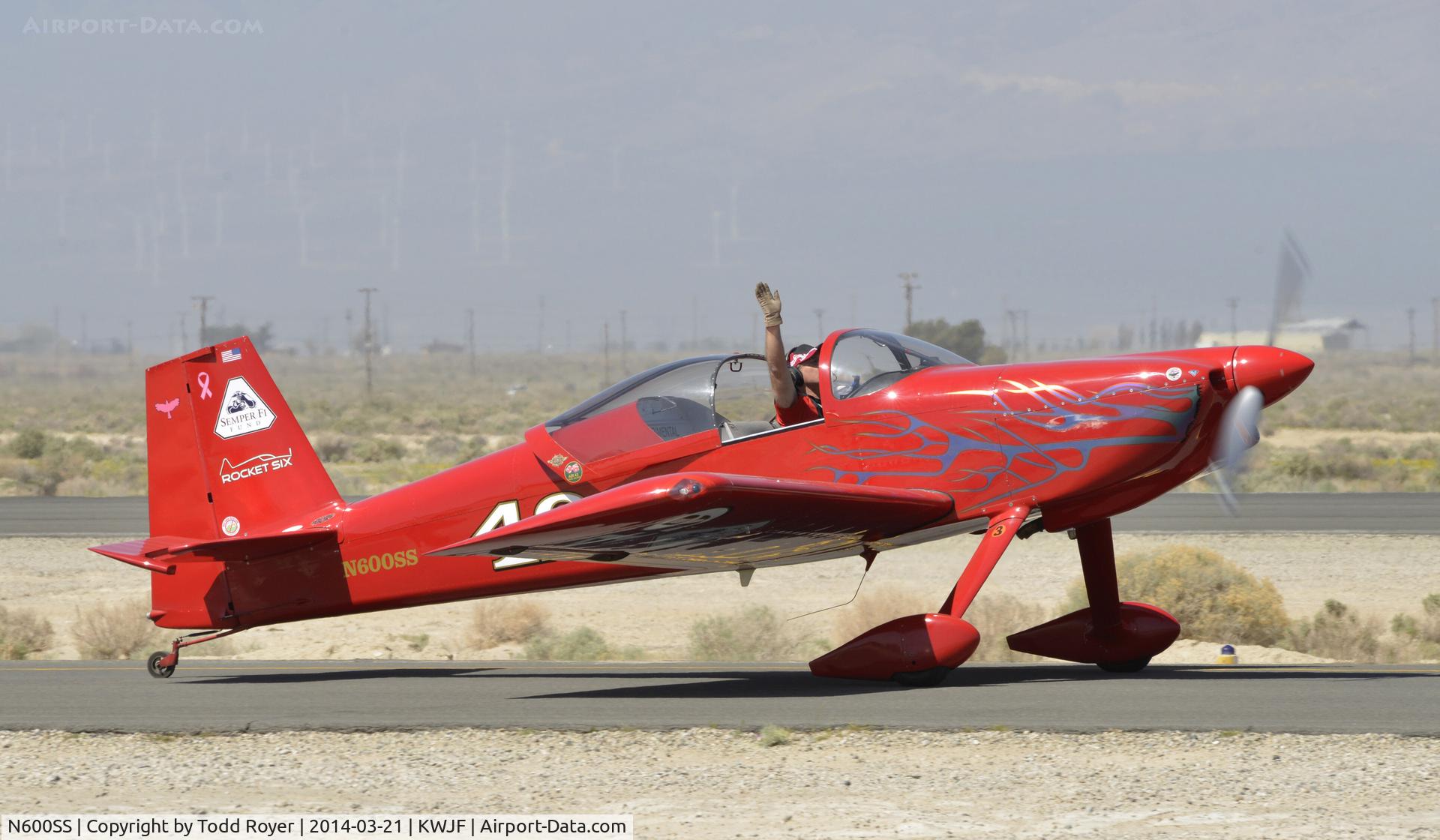 N600SS, Vans RV-6 C/N 24853, Taxiing for departure