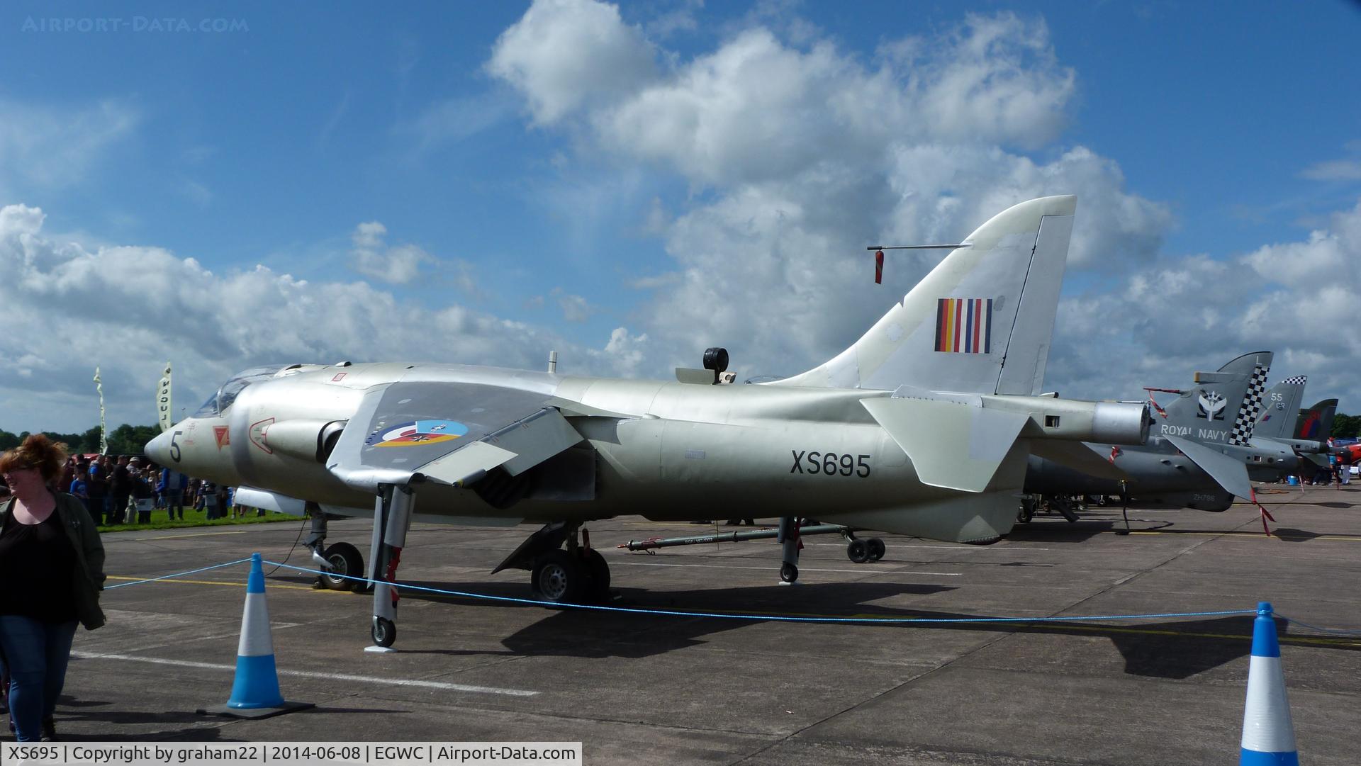 XS695, 1964 Hawker Siddeley Kestrel FGA1 C/N Not Found - XS695, On display at RAF Cosford Airshow 2014