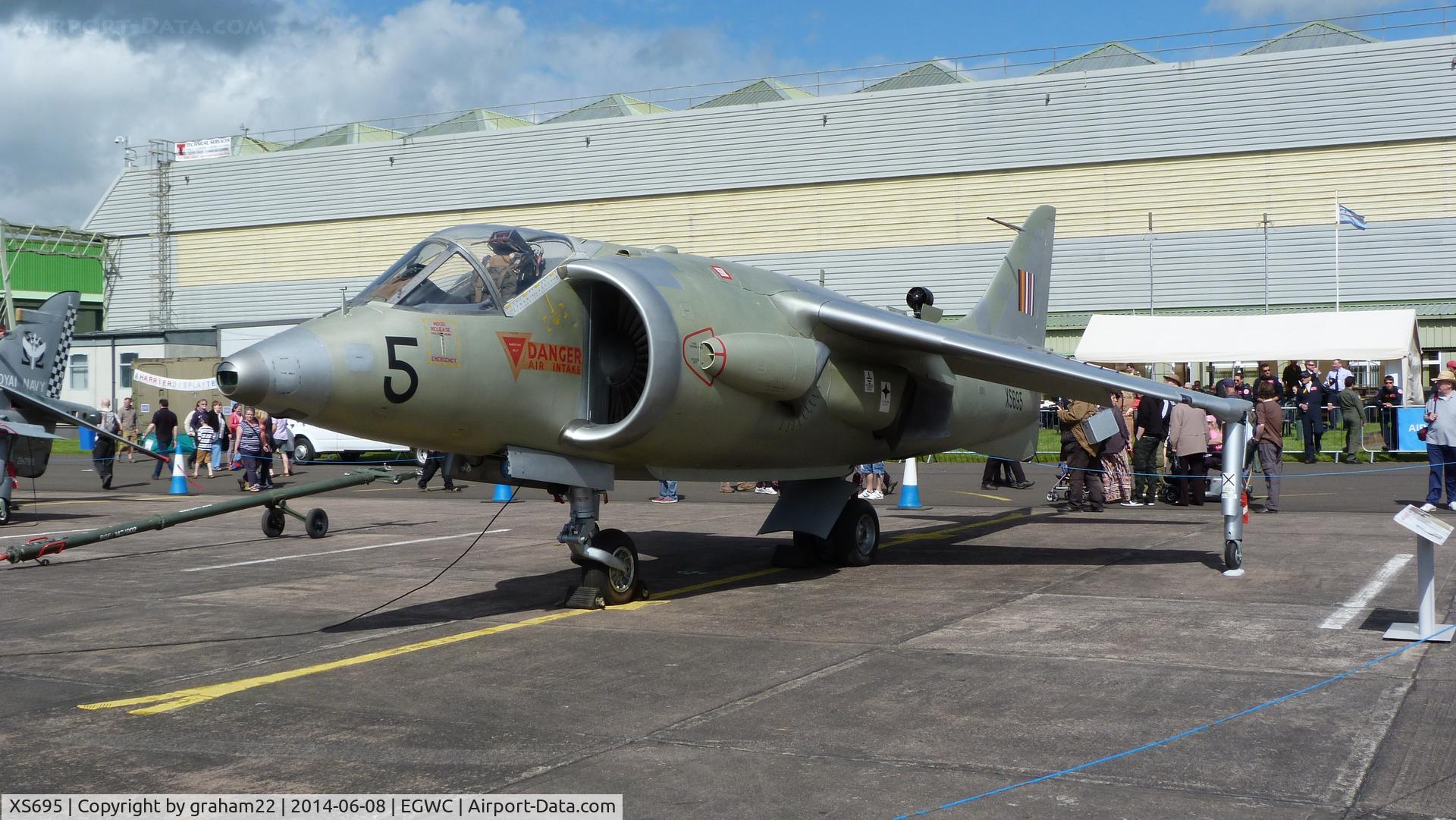 XS695, 1964 Hawker Siddeley Kestrel FGA1 C/N Not Found - XS695, On display at RAF Cosford Airshow 2014