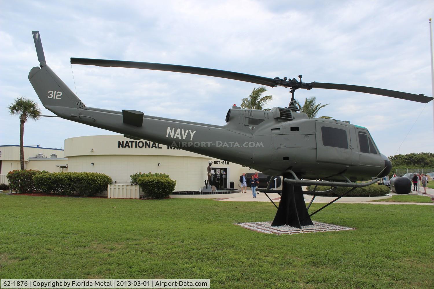 62-1876, 1962 Bell UH-1B Iroquois C/N 396, UH-1B at Navy Seal Museum Ft. Pierce FL