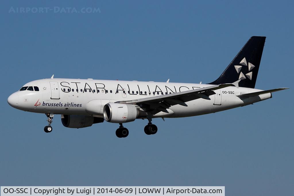 OO-SSC, 1999 Airbus A319-112 C/N 1086, SN Brussels