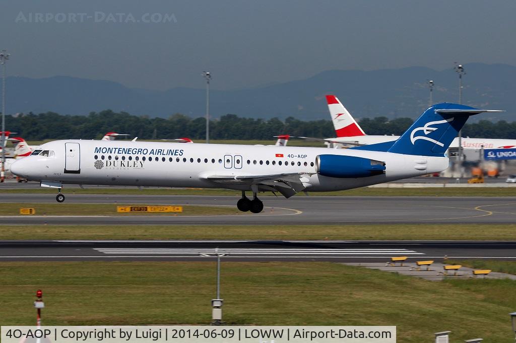 4O-AOP, 1991 Fokker 100 (F-28-0100) C/N 11332, Montenegro Airlines