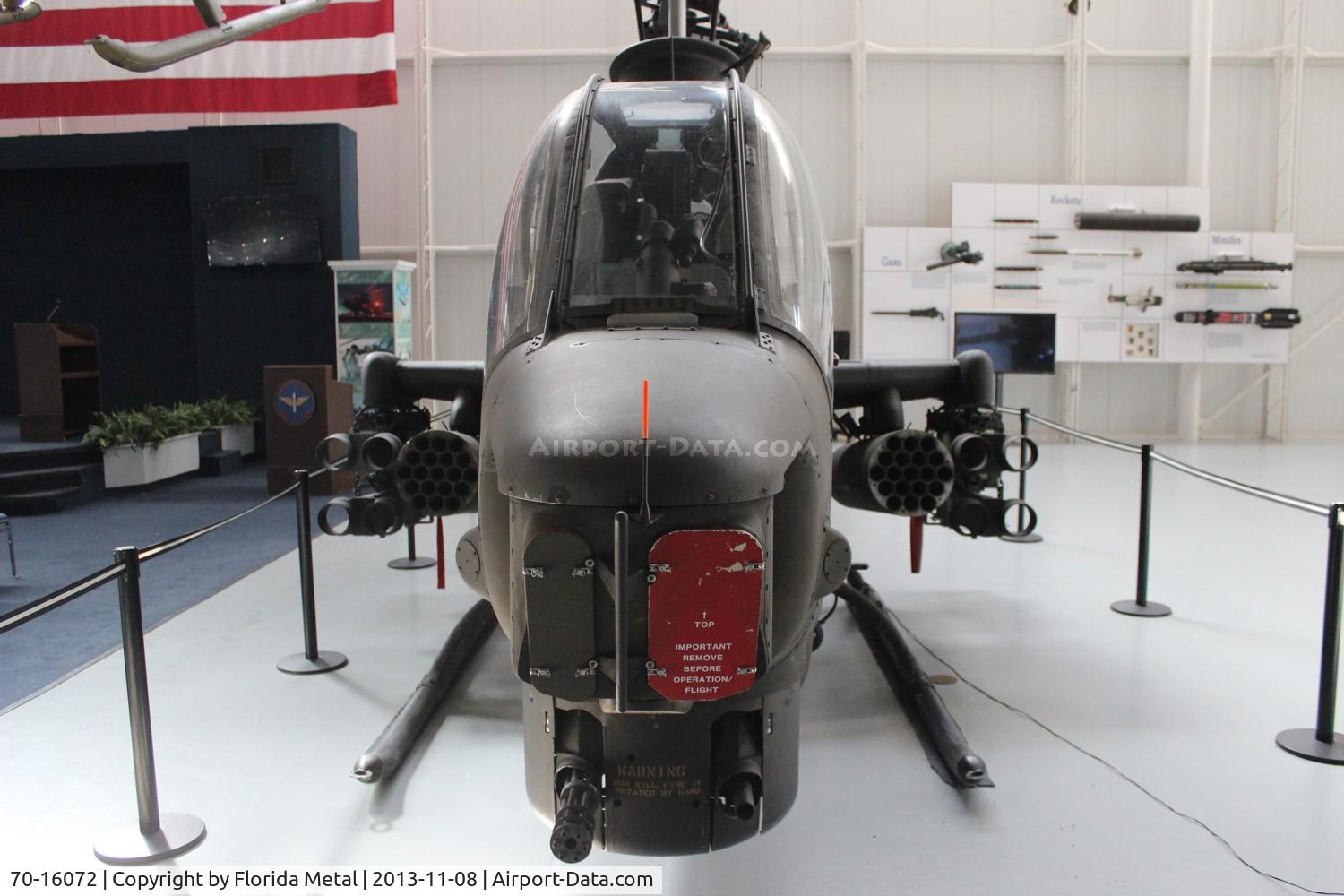 70-16072, 1970 Bell AH-1S Cobra C/N 21016, AH-1S at Army Aviation Museum