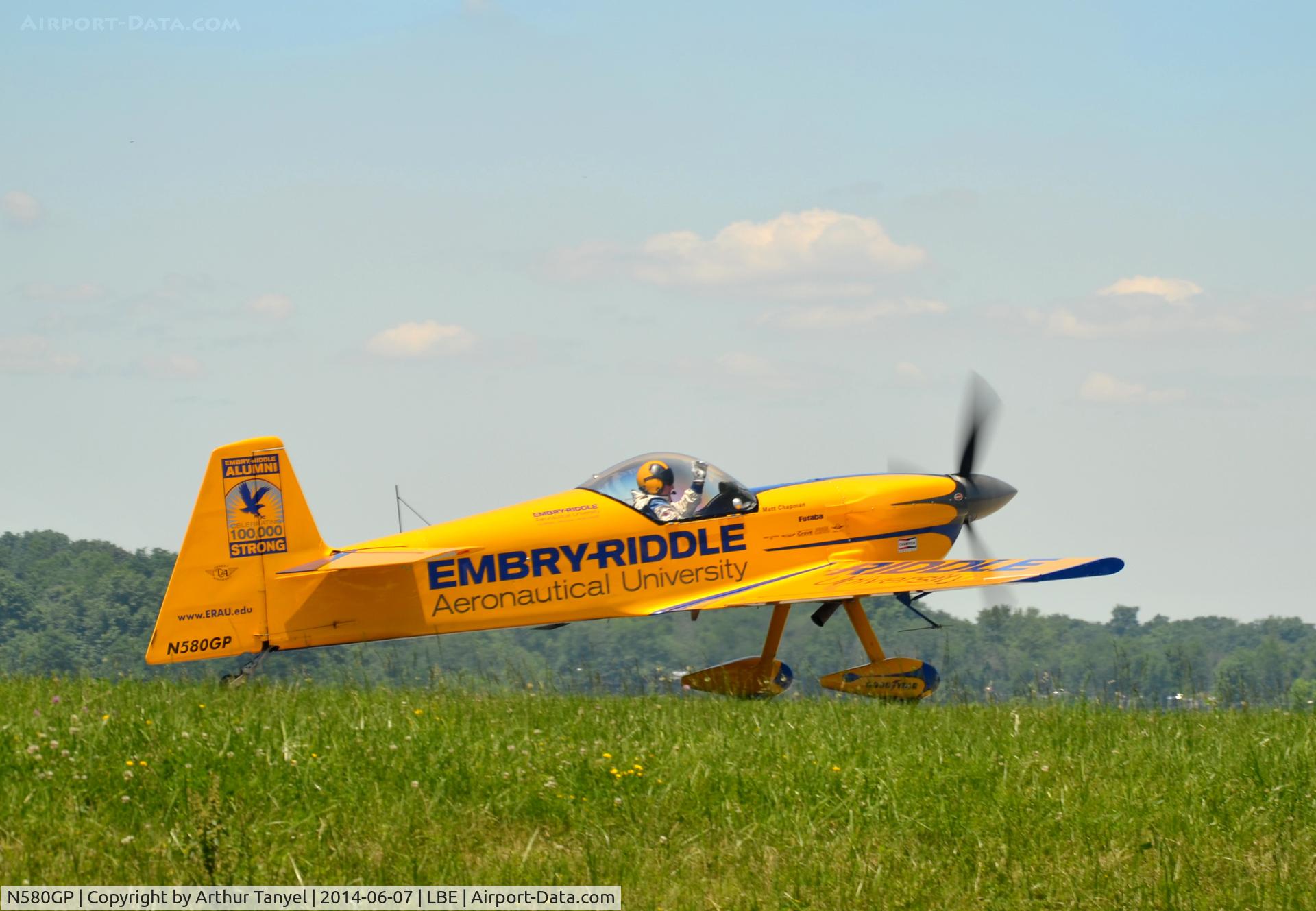 N580GP, 1992 Mudry CAP-231EX C/N 03, Saluting the crowd after performing @ the Westmoreland County Airshow