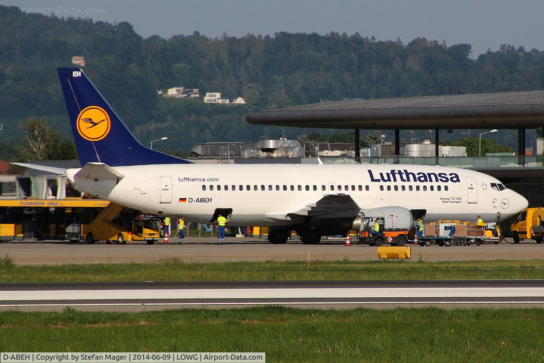 D-ABEH, 1991 Boeing 737-330 C/N 25242, Lufthansa B737-300 @GRZ