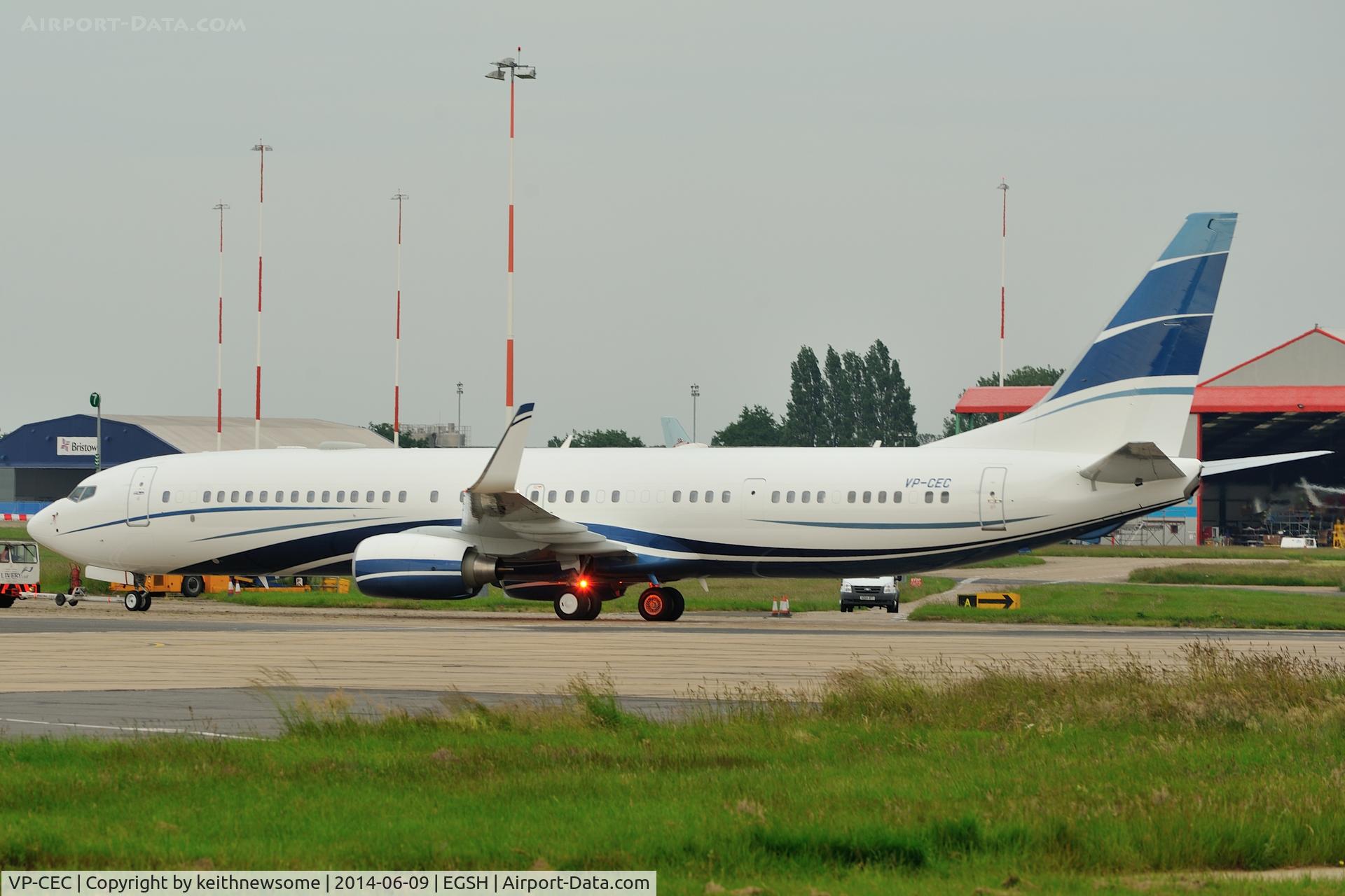 VP-CEC, 2008 Boeing 737-9HW(ER) C/N 37564, Moved to stand 8.