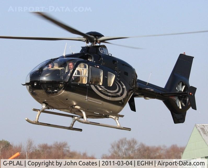 G-PLAL, 2005 Eurocopter EC-135T-2 C/N 0407, Arriving BHL