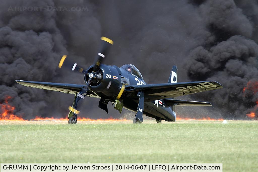 G-RUMM, 1948 Grumman F8F-2 (G58) Bearcat C/N D.1088, great show