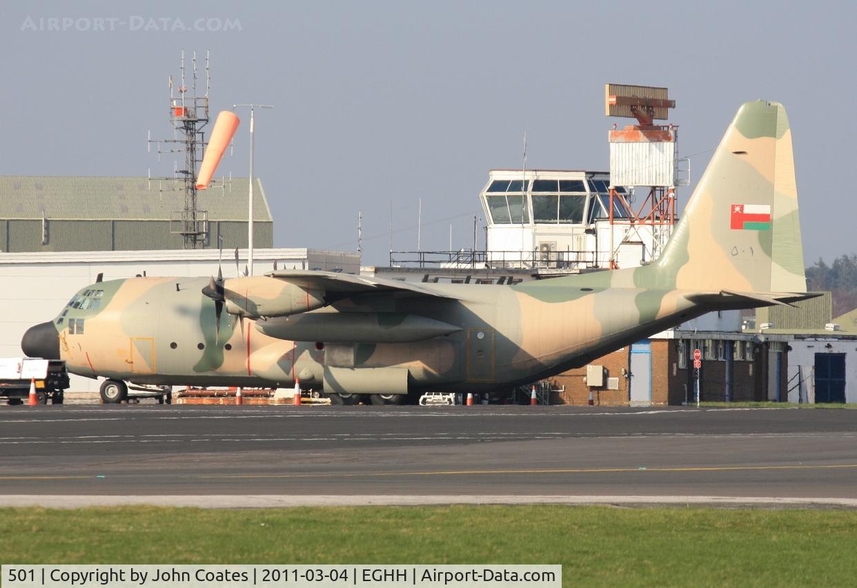 501, Lockheed C-130H Hercules C/N 382-4878, Parked