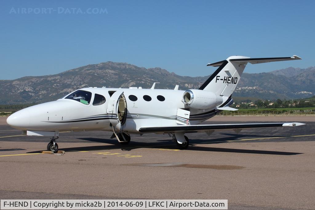 F-HEND, 2009 Cessna 510 Citation Mustang Citation Mustang C/N 510-0161, Parked