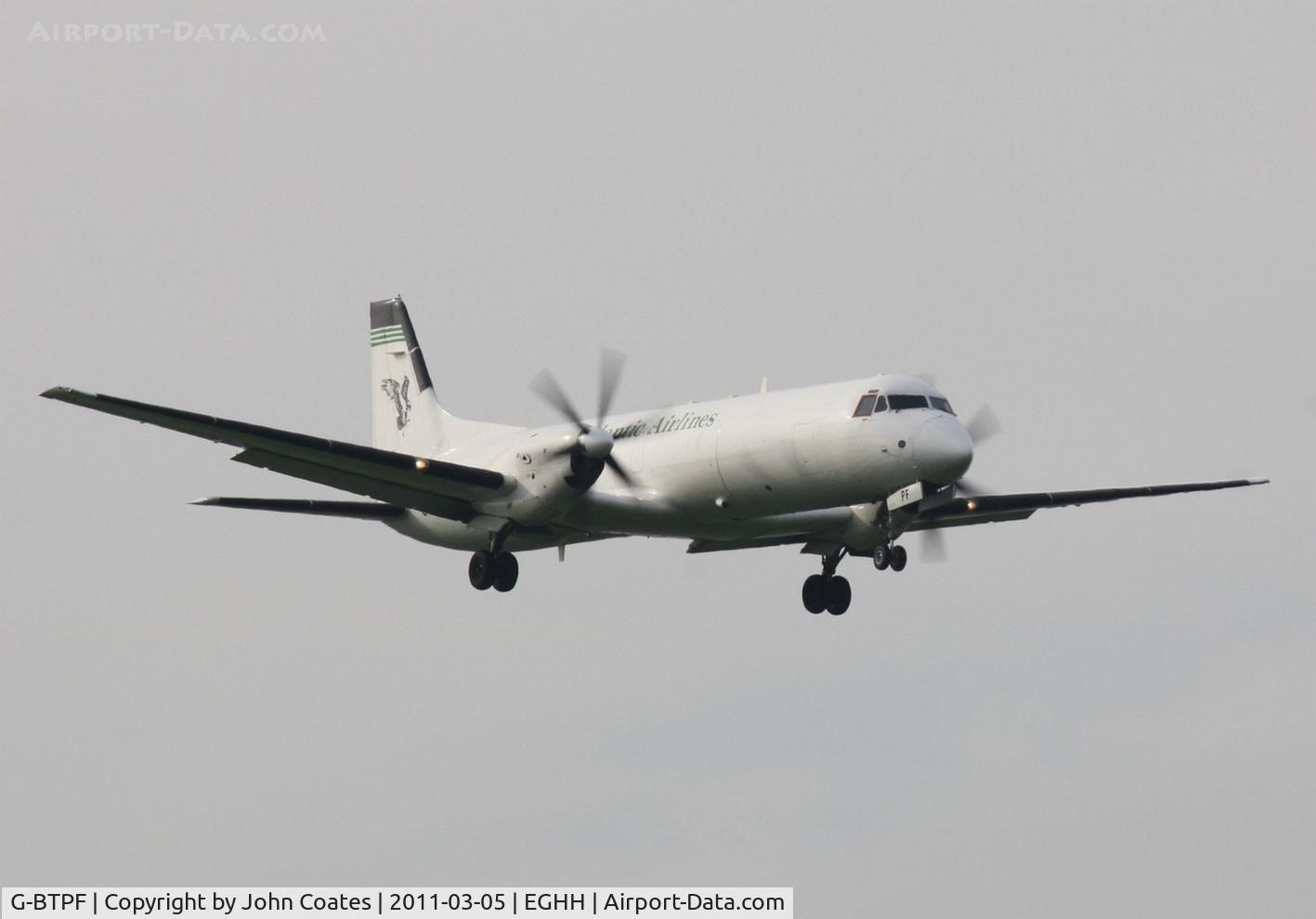 G-BTPF, 1989 British Aerospace ATP(F) C/N 2013, Finals 08