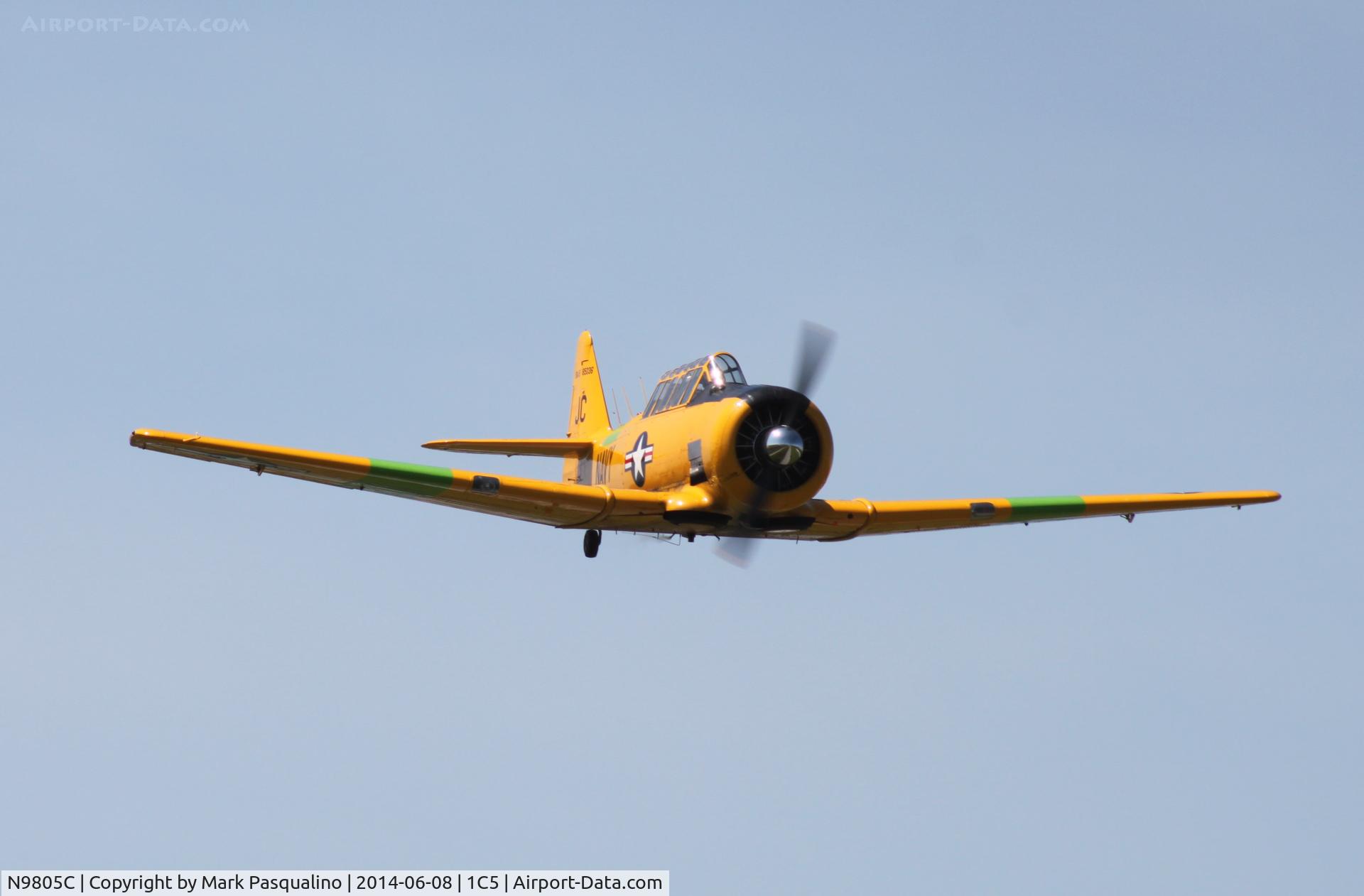 N9805C, 1945 North American SNJ-5B Texan C/N 85036, North American SNJ-5B