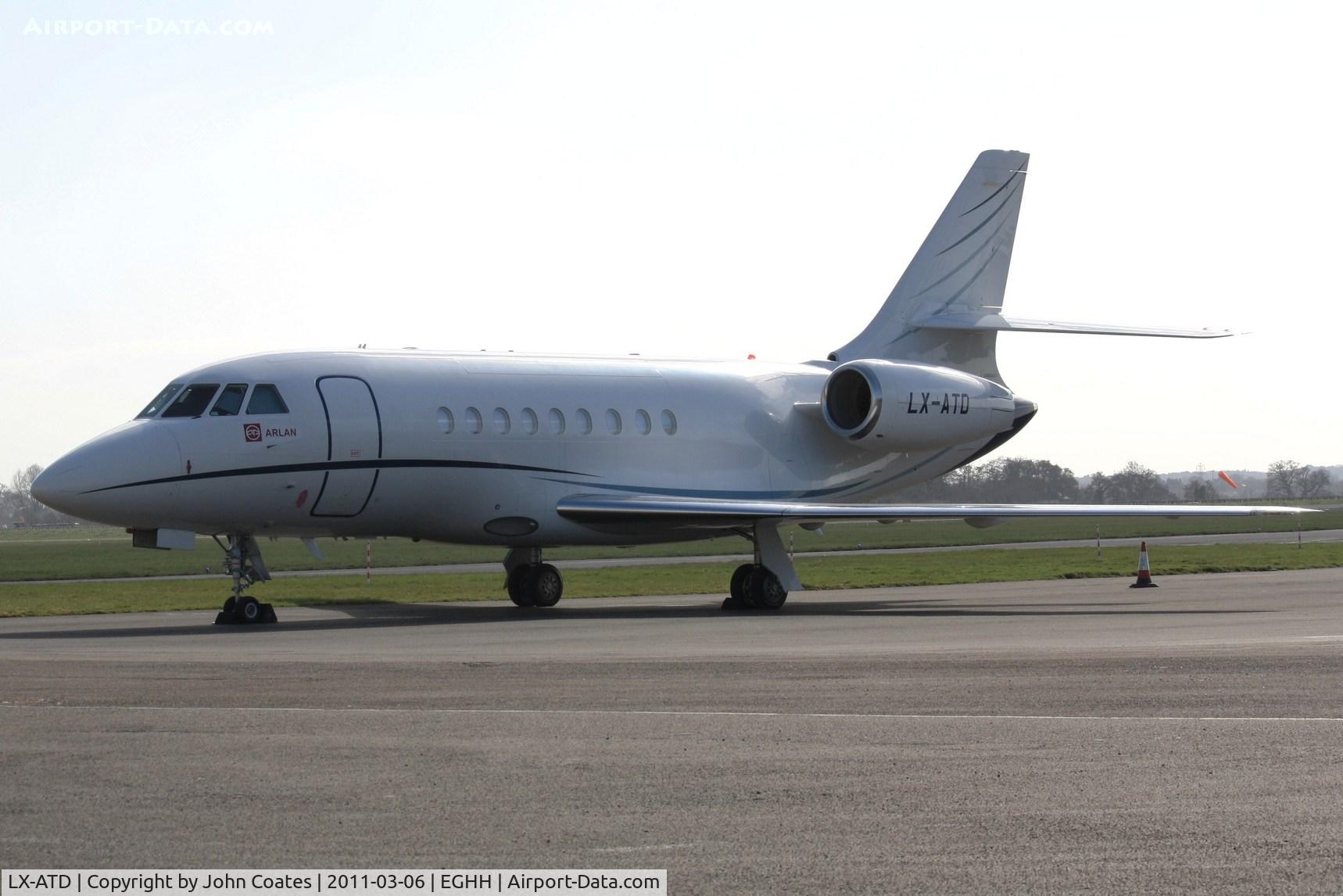 LX-ATD, 2008 Dassault Falcon 2000DX C/N 603, At Sigs
