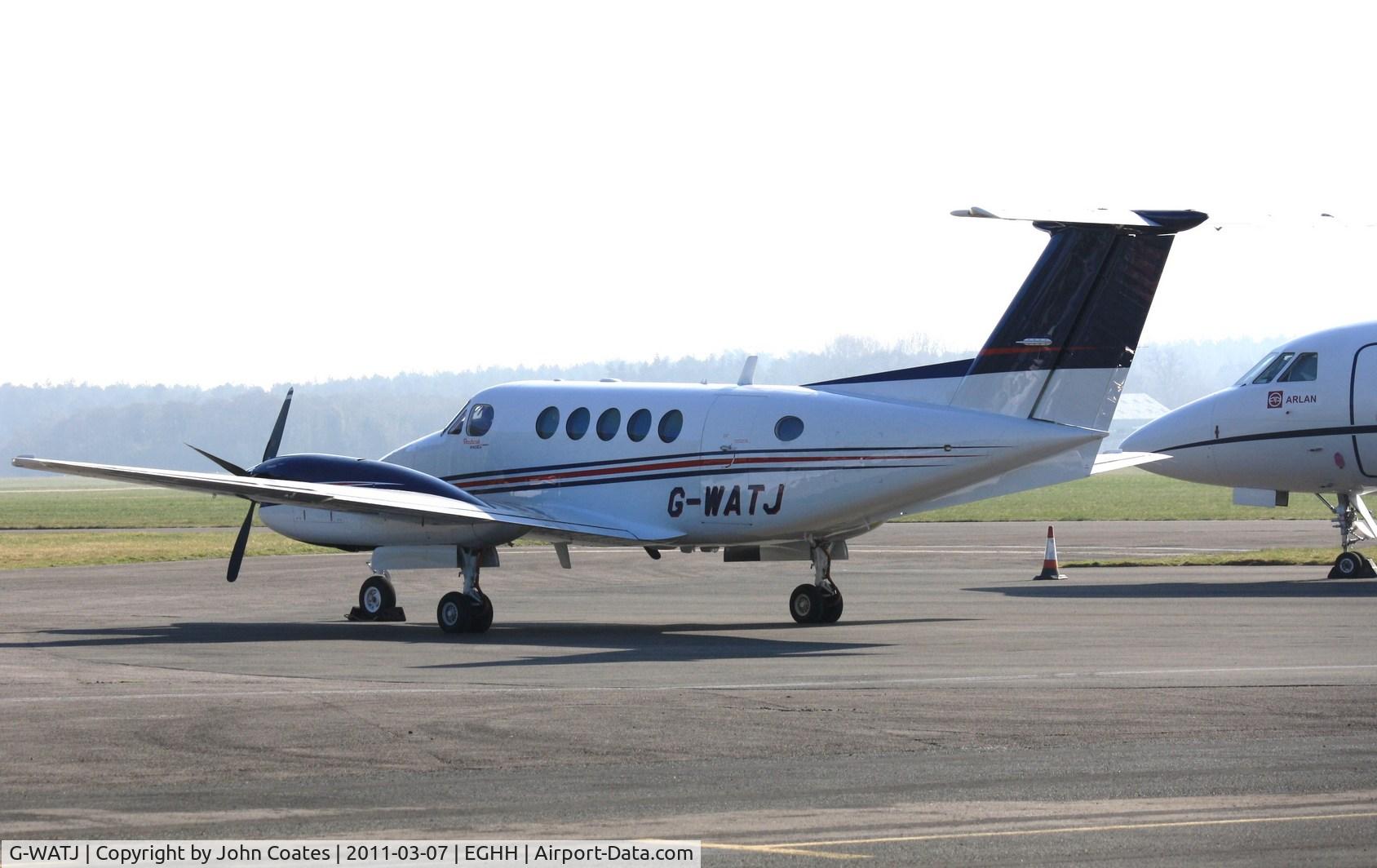 G-WATJ, 2007 Hawker Beechcraft B200GT King Air C/N BY-14, At Sigs
