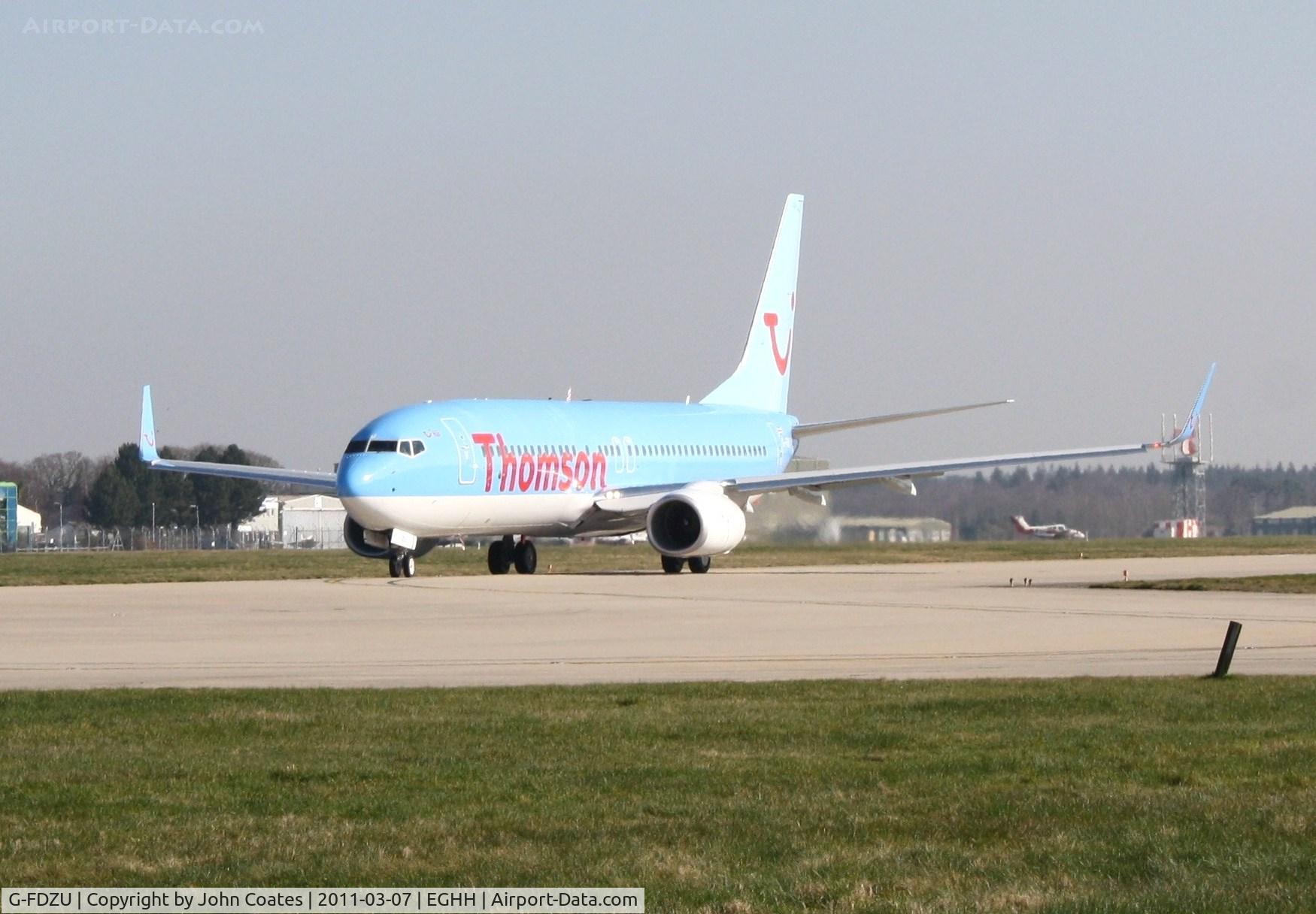 G-FDZU, 2011 Boeing 737-8K5 C/N 37253, Backtracking 08