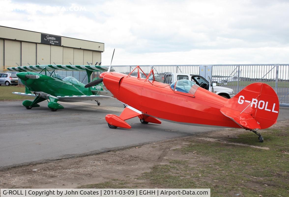 G-ROLL, 1978 Aerotek Pitts S-2A Special C/N 2175, Just painted - with G-IBII