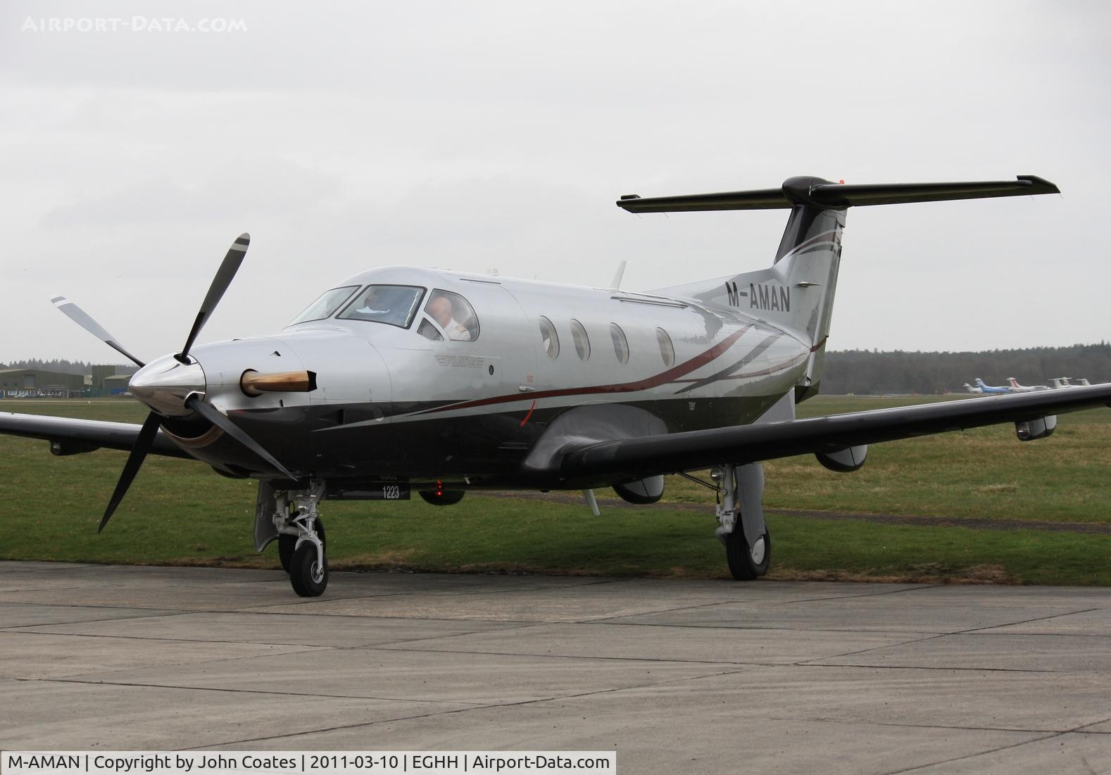 M-AMAN, 2010 Pilatus PC-12/47E C/N 1223, At Pilatus Centre
