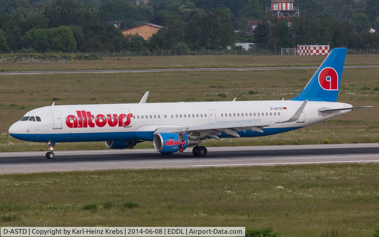 D-ASTD, 2013 Airbus A321-211 C/N 5843, special color