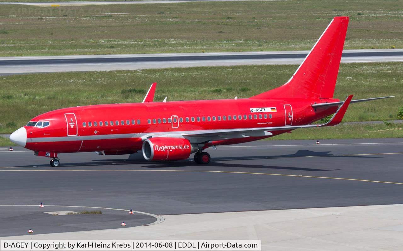 D-AGEY, 1998 Boeing 737-73S C/N 29076, Germania special color