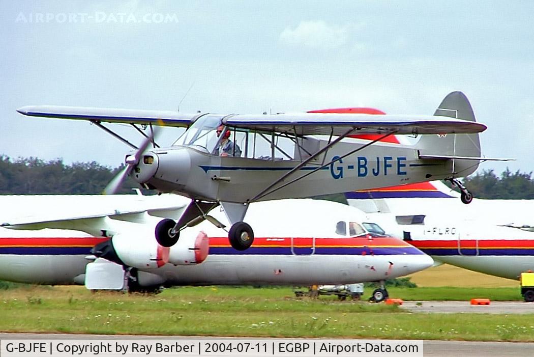 G-BJFE, 1950 Piper L-18C Super Cub C/N 18-2022, Piper PA-18-95 Super Cub [18-2022] Kemble~G 11/07/2004
