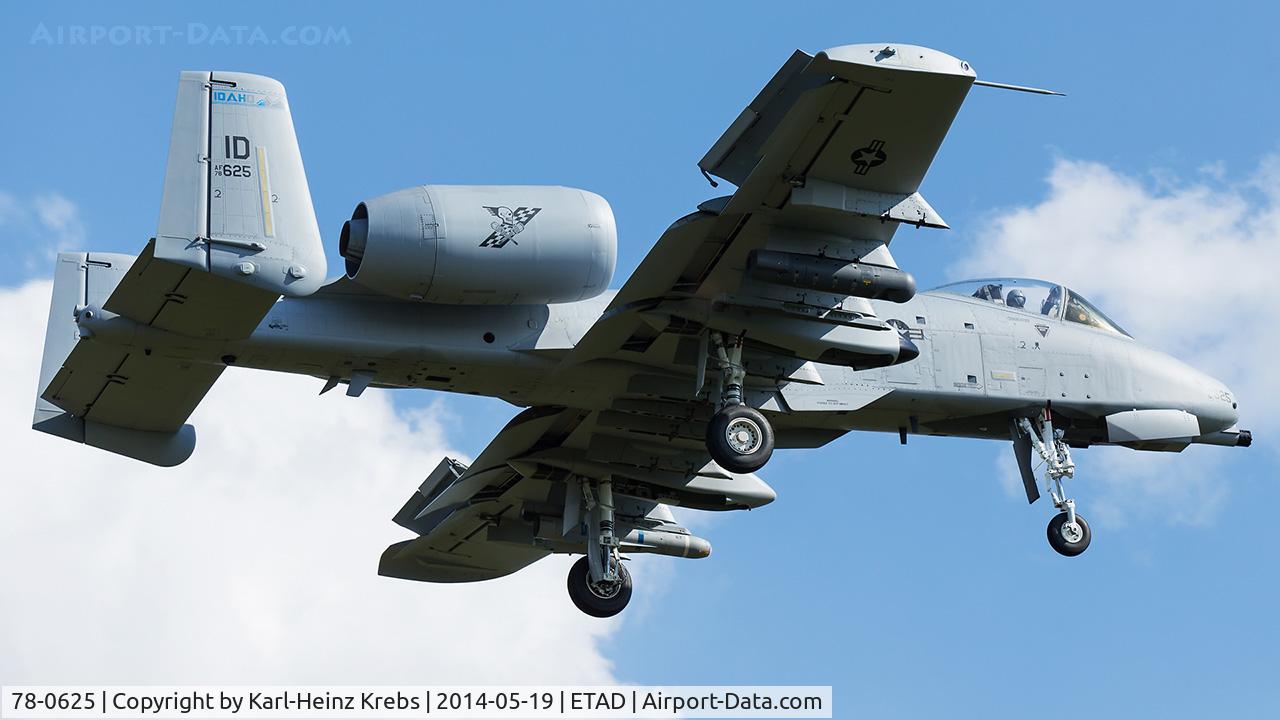78-0625, 1978 Fairchild Republic A-10C Thunderbolt II C/N A10-0245, US Air Force