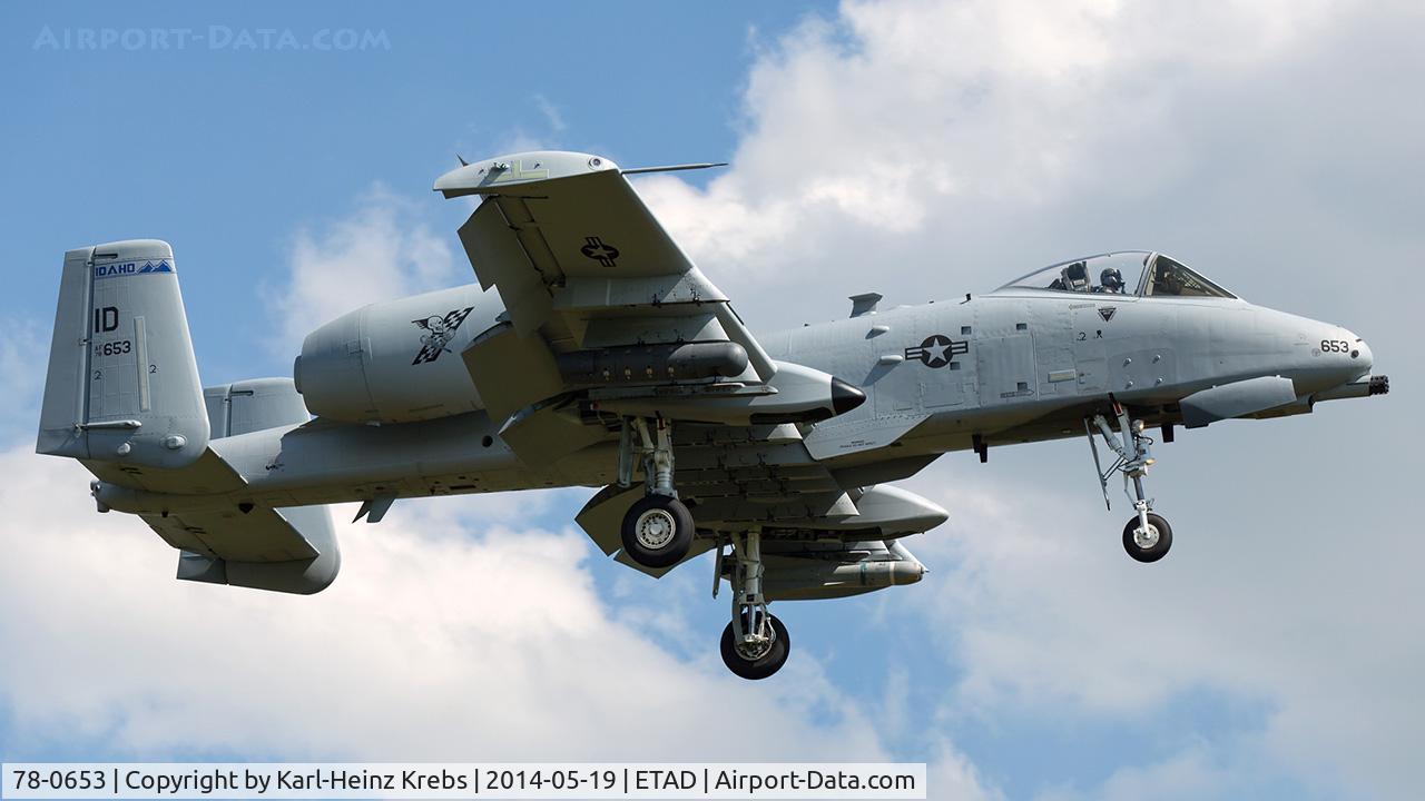 78-0653, 1978 Fairchild Republic A-10C Thunderbolt II C/N A10-0273, US Air Force