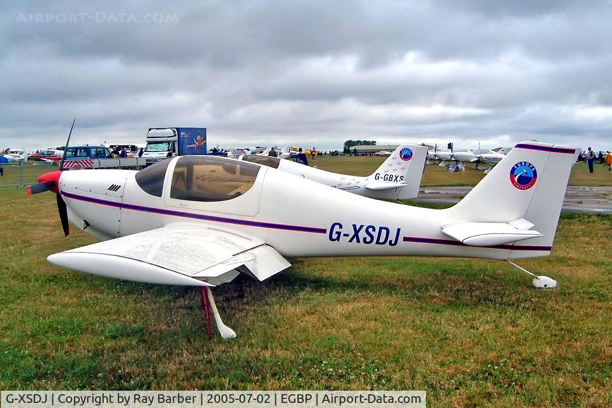 G-XSDJ, 2002 Europa XS Monowheel C/N PFA 247-13378, Europa Avn Europa [PFA 247-13378] Kemble~G 02/07/2005