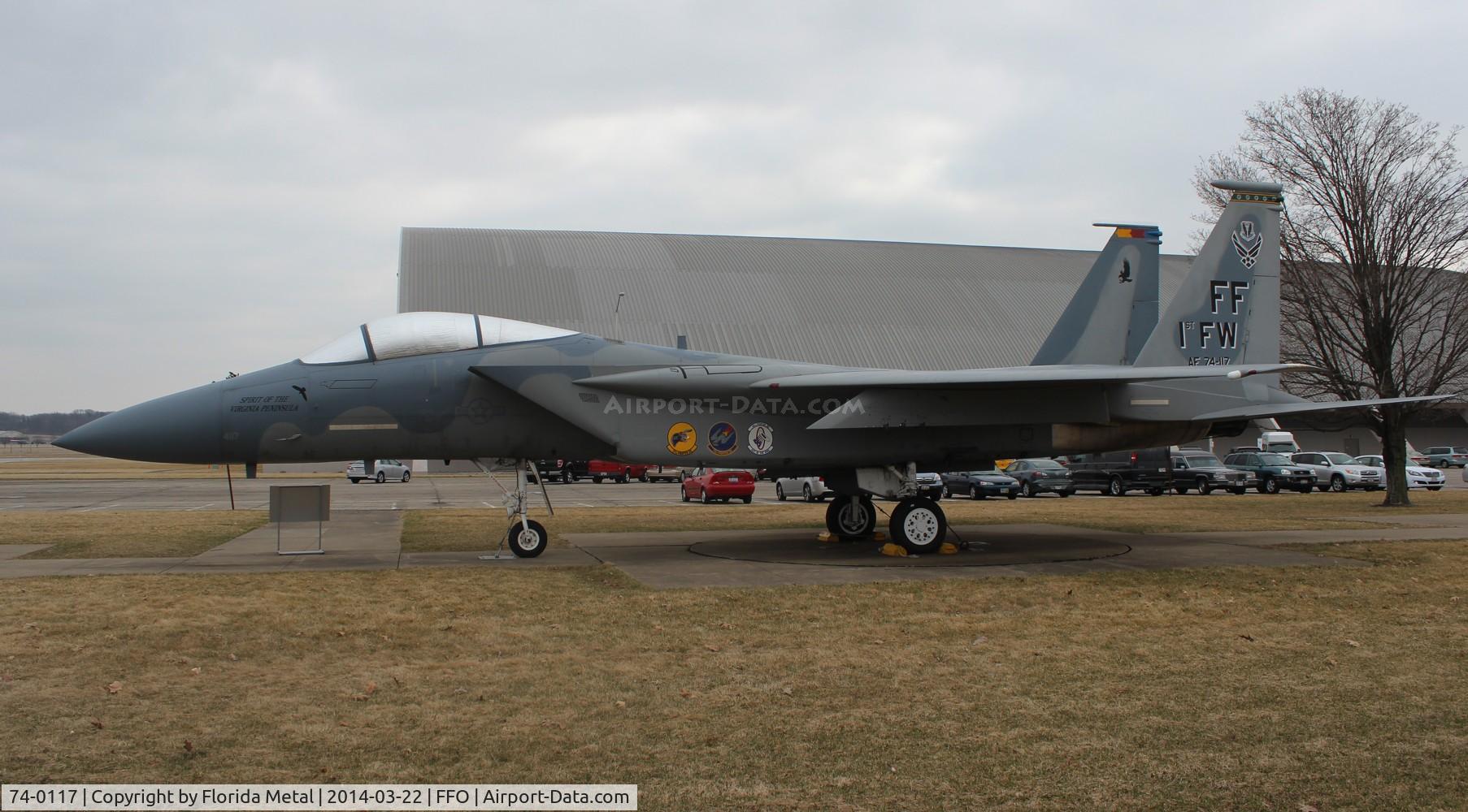 74-0117, 1974 McDonnell Douglas F-15A Eagle C/N 0093/A078, F-15A Eagle