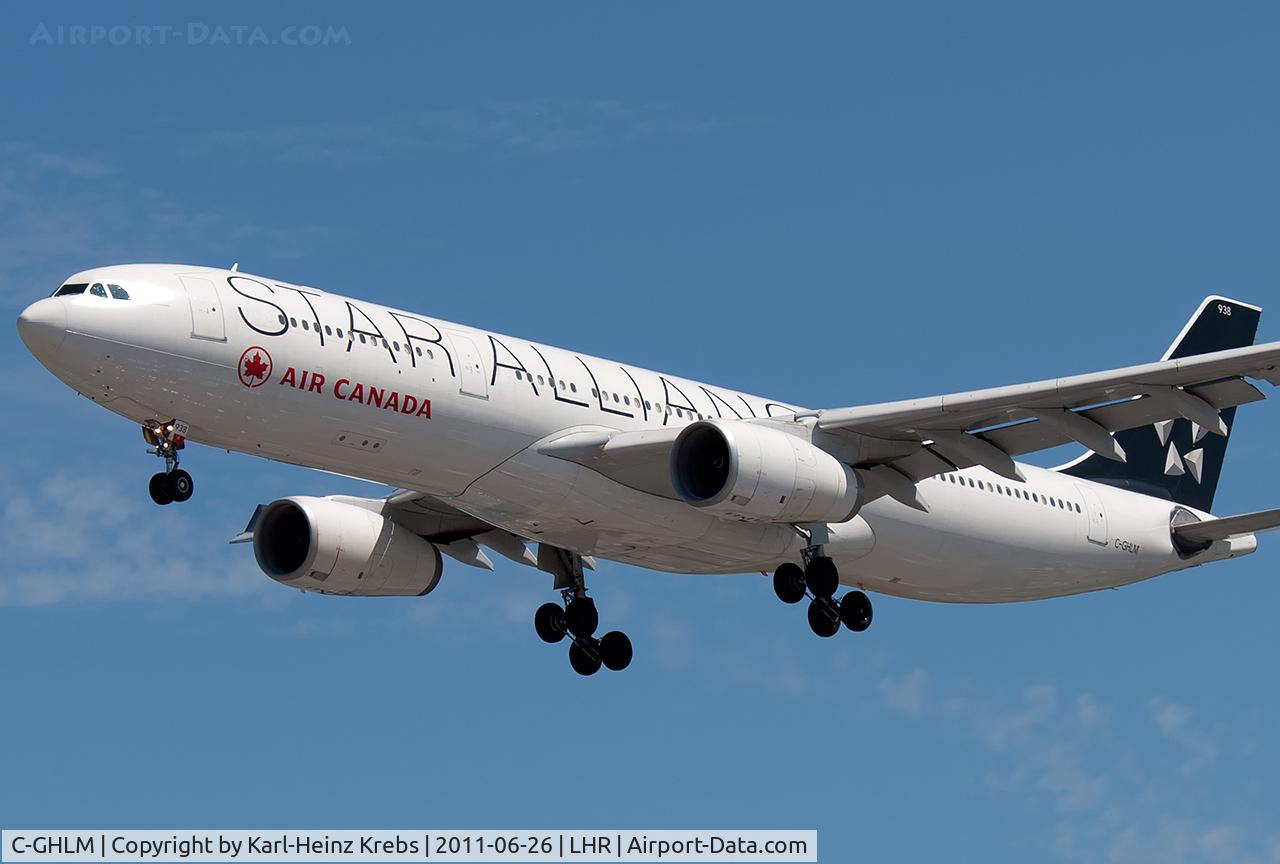 C-GHLM, 2001 Airbus A330-343 C/N 0419, Air Canada