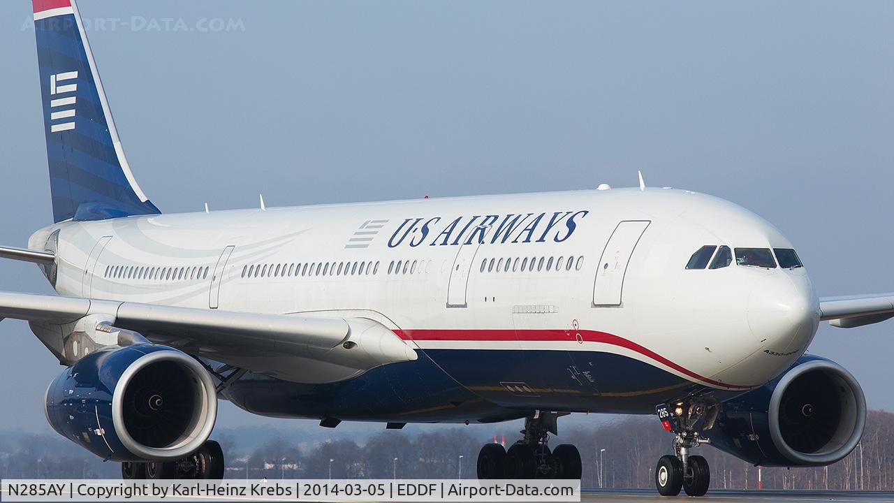 N285AY, 2010 Airbus A330-243 C/N 1100, US Airways
