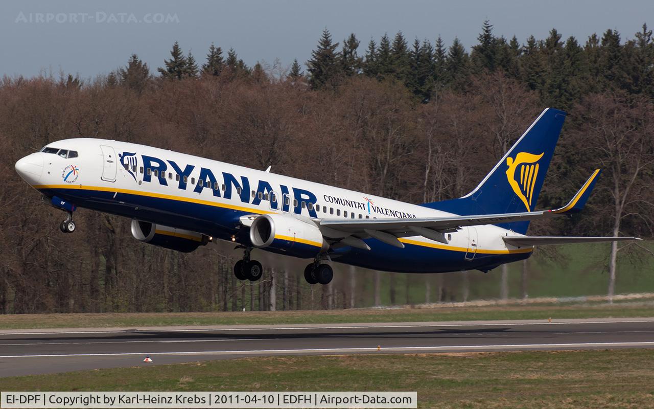 EI-DPF, 2007 Boeing 737-8AS C/N 33606, Ryan Air