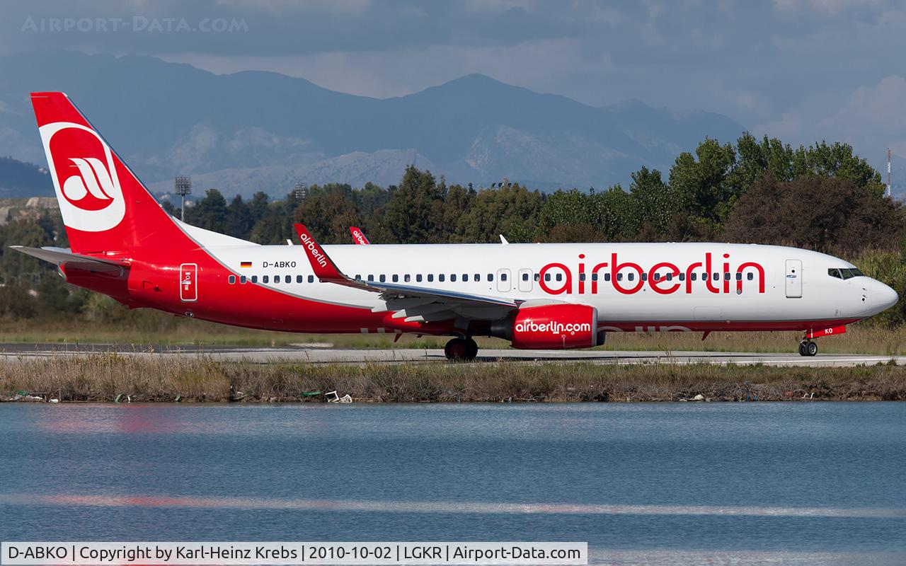 D-ABKO, 2010 Boeing 737-86J C/N 37757, Air Berlin